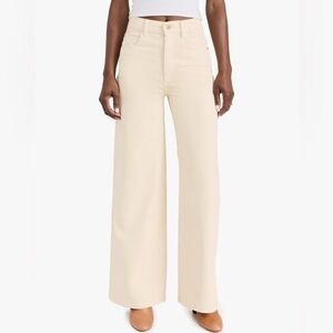 DL1961 - Women's Hepburn Wide Leg: High Rise Vintage Corduroy‎ - Size 27 - Cream